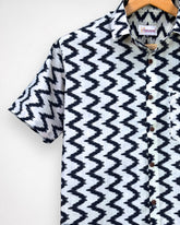 Zigra – Half Sleeve Cotton Shirt - Jaipuri Crown